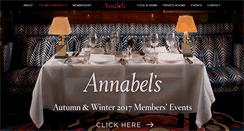 Desktop Screenshot of annabels.co.uk