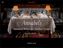 Tablet Screenshot of annabels.co.uk